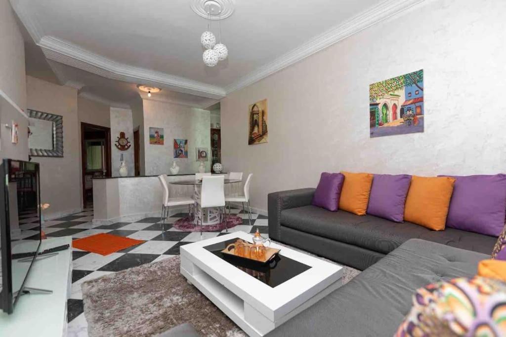 Appartement Tetouan Saniat Ramel Airport Plage Martil Wifi エクステリア 写真