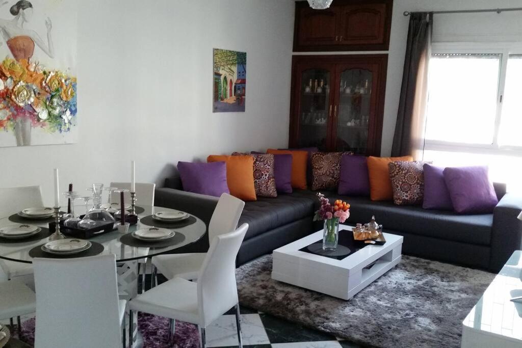 Appartement Tetouan Saniat Ramel Airport Plage Martil Wifi エクステリア 写真